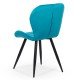 Velvet living chair BUC 248U turquoise