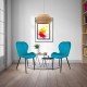 Velvet living chair BUC 248U turquoise