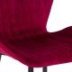 Scaun living din catifea BUC 248U visiniu Scaun living din catifea BUC 248U visiniu