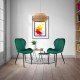 Scaun living din catifea BUC 248U verde Scaun living din catifea BUC 248U verde