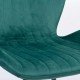 Velvet living chair BUC 248U green