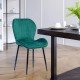 Scaun living din catifea BUC 248U verde Scaun living din catifea BUC 248U verde