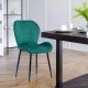 Velvet living chair BUC 248U green