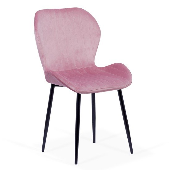 Velvet living chair BUC 248U pink Velvet living chair BUC 248U pink