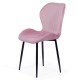 Velvet living chair BUC 248U pink Velvet living chair BUC 248U pink