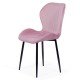 Velvet living chair BUC 248U pink