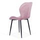 Velvet living chair BUC 248U pink