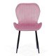 Velvet living chair BUC 248U pink