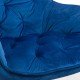 Velvet dining chair BUC 257 blue Velvet dining chair BUC 257 blue