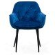 Velvet dining chair BUC 257 blue Velvet dining chair BUC 257 blue