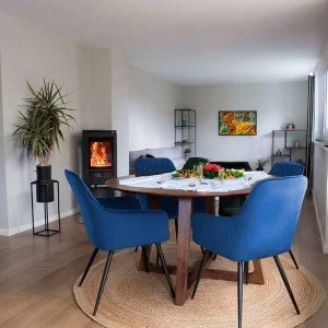 Scaun dining BUC 258 albastru