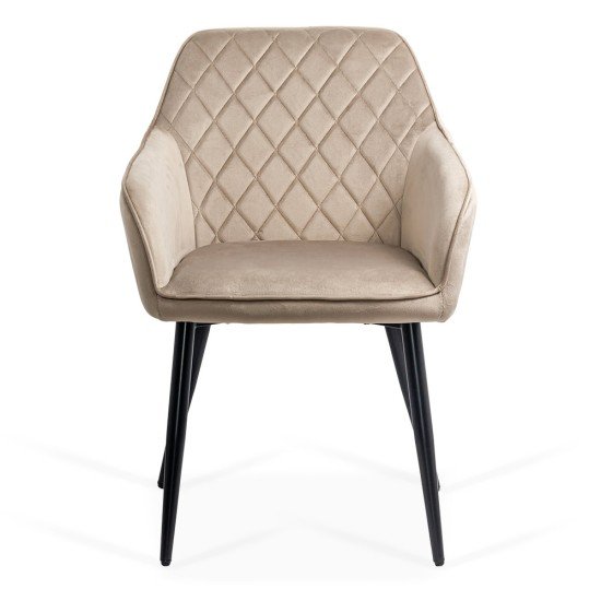 Scaun dining catifea BUC 258 bej