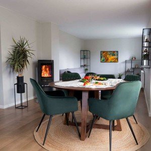 Scaun dining catifea BUC 258 verde Scaun dining catifea BUC 258 verde
