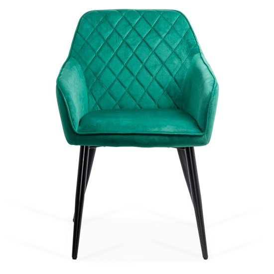Scaun dining catifea BUC 258 verde