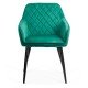 Velvet dining chair BUC 258 green