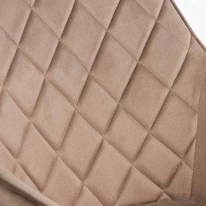 Brown velvet dining chair BUC 258 - Elegant, Comfortable, Stable Brown velvet dining chair BUC 258 - Elegant, Comfortable, Stable