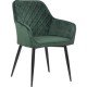 Scaun dining din catifea BUC 258 verde Scaun dining din catifea BUC 258 verde