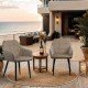 Scaun living catifea BUC 260 bej