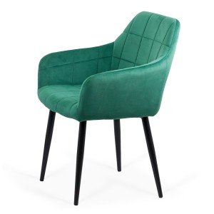 Green velvet living room chair BUC 260 Green velvet living room chair BUC 260