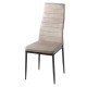 Kitchen chair made of velvet and black frame BUC 263V beige