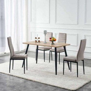 Kitchen chair made of velvet and black frame BUC 263V grey Kitchen chair made of velvet and black frame BUC 263V grey