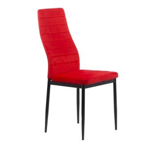 Velvet kitchen chair BUC 263V red Velvet kitchen chair BUC 263V red