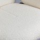 Scaun dining crem BUC 281 din material boucle cu cadru metalic