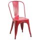 Scaun metalic stivuibil HRC 597 rosu Scaun metalic stivuibil HRC 597 rosu
