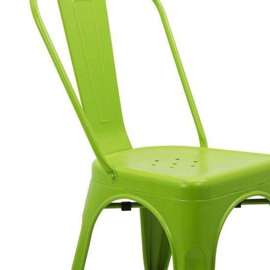 Scaun metalic stivuibil HRC 597 verde Scaun metalic stivuibil HRC 597 verde