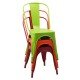 Scaun metalic stivuibil HRC 597 rosu Scaun metalic stivuibil HRC 597 rosu