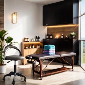 Scaun de birou operativ si rotativ, piele eco OFF 1020 gri