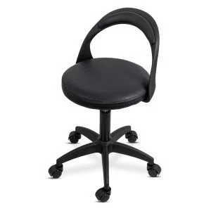 Scaun de birou operativ si rotativ, piele eco OFF 1020 negru