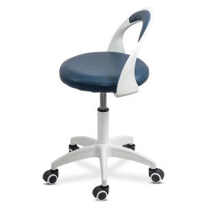 Scaun de birou operativ rotativ din piele eco OFF 1021 albastru Scaun de birou operativ rotativ din piele eco OFF 1021 albastru