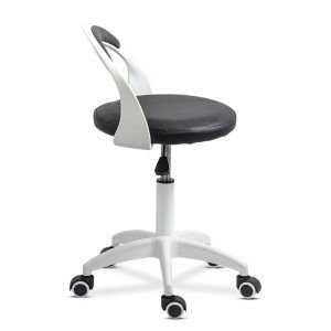 Scaun de birou operativ rotativ din piele eco OFF 1021 negru Scaun de birou operativ rotativ din piele eco OFF 1021 negru
