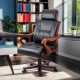 Executive office chair with massage OFF 1662 black
