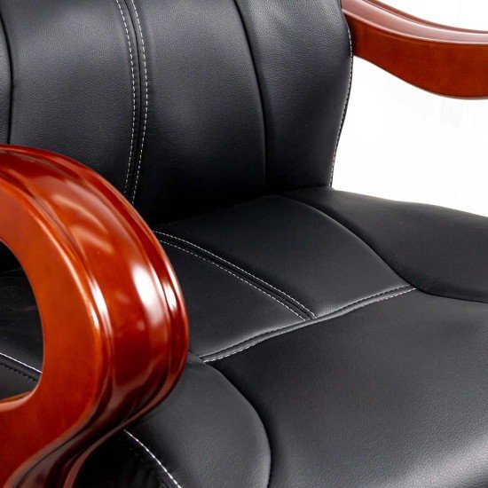 Executive office chair with massage OFF 1662 black