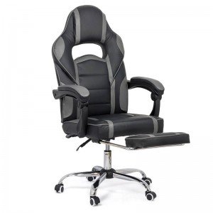 Scaun gaming cu suport de picioare OFF 302 gri Scaun gaming cu suport de picioare OFF 302 gri