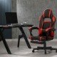 Scaun gaming cu suport de picioare OFF 302 rosu Scaun gaming cu suport de picioare OFF 302 rosu