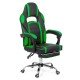 Gaming chair with footrest OFF 302 green Gaming chair with footrest OFF 302 green
