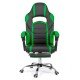Gaming chair with footrest OFF 302 green Gaming chair with footrest OFF 302 green