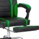 Gaming chair with footrest OFF 302 green Gaming chair with footrest OFF 302 green