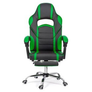 Scaun gaming verde OFF 302 cu suport de picioare si spatar rabatabil Scaun gaming verde OFF 302 cu suport de picioare si spatar rabatabil