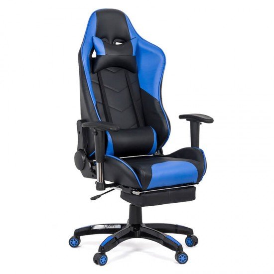 Gaming chair with folding back OFF 306 blue