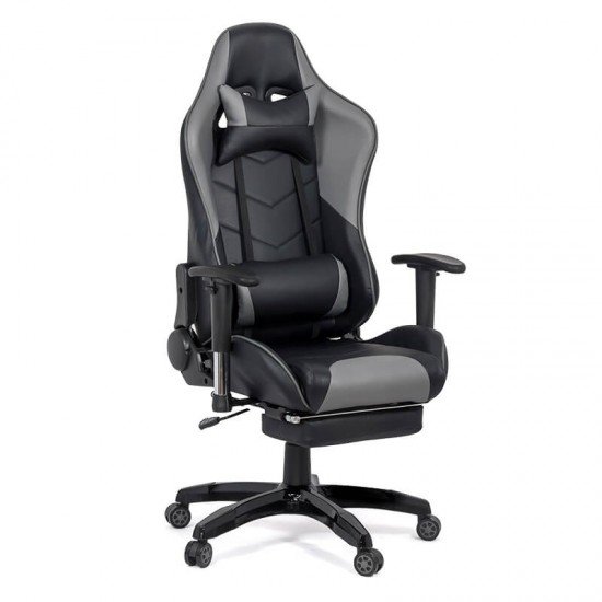 Scaun gaming cu spatar rabatabil OFF 306 gri Scaun gaming cu spatar rabatabil OFF 306 gri