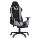 Gaming chair with folding backrest and adjustable armrests OFF 307 grey