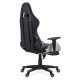 Scaun gaming cu spatar rabatabil si cotiere reglabile OFF 307 gri Scaun gaming cu spatar rabatabil si cotiere reglabile OFF 307 gri