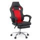 Office gaming chair with footrest OFF 3091 red