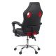 Scaun Gaming de birou cu suport de picioare OFF 3091 rosu Scaun Gaming de birou cu suport de picioare OFF 3091 rosu