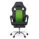 Office gaming chair with footrest OFF 3091 green Office gaming chair with footrest OFF 3091 green