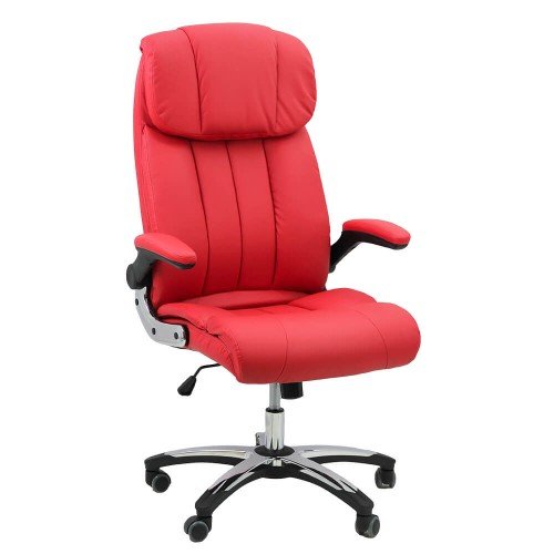 Scaun ergonomic de birou OFF 317 rosu scauneonline.ro imagine noua 2022